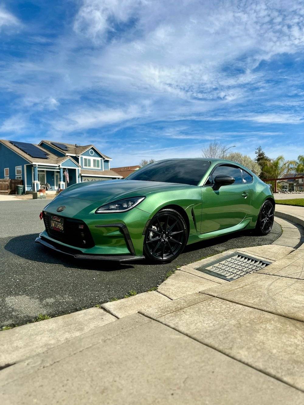 Toyota GR86 Hulk green pure PPF wrap by SR Garage 510
